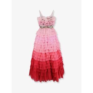 Dolce & Gabbana Women Flounced Chiffon Long Dress